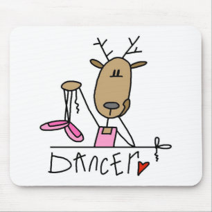 Tapis De Souris T-shirts et Cadeaux de Renne Danseur