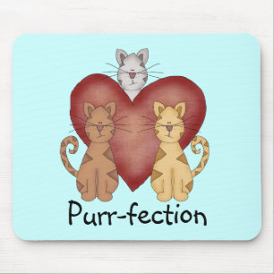Tapis De Souris T-shirts et cadeaux de Ronronnement-fection de cha