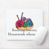 Tapis De Souris T-shirts et cadeaux de tricot (Avec souris)