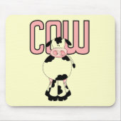 Tapis De Souris T-shirts et cadeaux de vache (Devant)