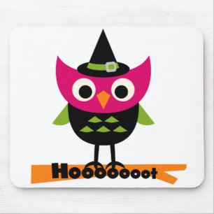 Tapis De Souris T-shirts et cadeaux Halloween Owl