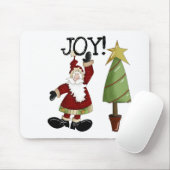 Tapis De Souris T-shirts et cadeaux JOY Santa Claus (Avec souris)
