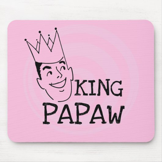 Tapis De Souris T-shirts et cadeaux King Papaw (Devant)