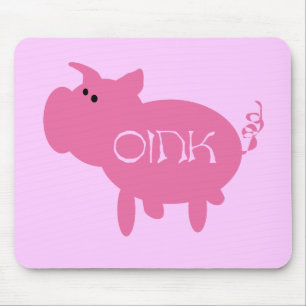 Tapis De Souris T-shirts et cadeaux krouik-krouik roses de porc