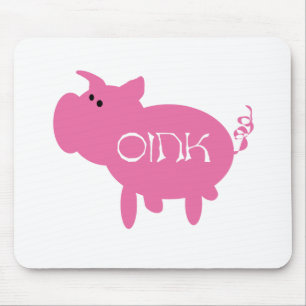 Tapis De Souris T-shirts et cadeaux krouik-krouik roses de porc