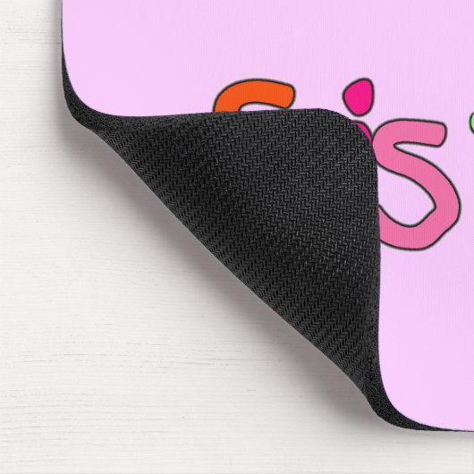 Tapis De Souris T-shirts et cadeaux Little Sister (Coin)