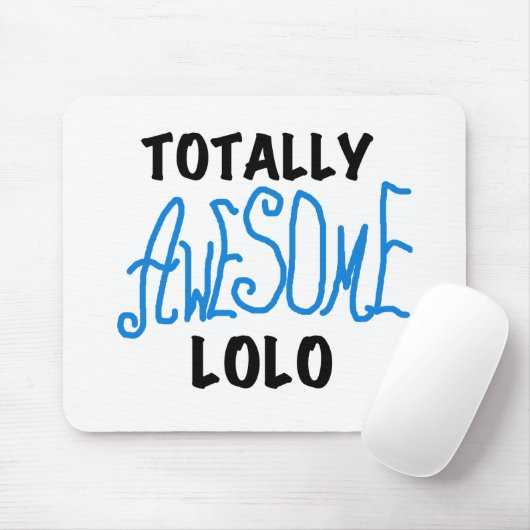 Tapis De Souris T-shirts et cadeaux Lolo bleu absolument géniaux (Avec souris)