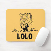 Tapis De Souris T-shirts et cadeaux Lolo neufs souriants (Avec souris)