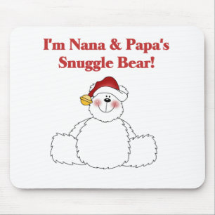 Tapis De Souris T-shirts et cadeaux Nana et Papa's Snuggle Bear