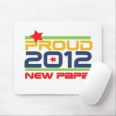 Tapis De Souris T-shirts et cadeaux Proud New Papa 2012 (Avec souris)