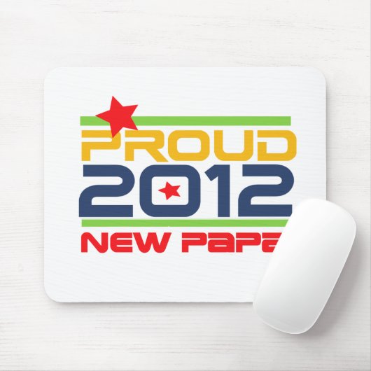 Tapis De Souris T-shirts et cadeaux Proud New Papa 2012 (Avec souris)