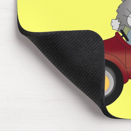 Tapis De Souris T-shirts et cadeaux rouges allants de voiture d'en (Coin)