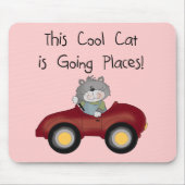 Tapis De Souris T-shirts et cadeaux rouges allants de voiture d'en (Devant)