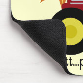 Tapis De Souris T-shirts et cadeaux rouges de tracteur de ferme (Coin)