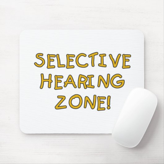 Tapis De Souris T-shirts et cadeaux sélectifs de zone d'audition (Avec souris)