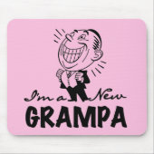 Tapis De Souris T-shirts et cadeaux souriants New Grampa (Devant)