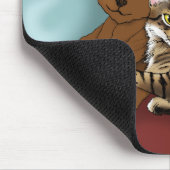 Tapis De Souris Tabby Accueil Chat Bourgogne (Coin)