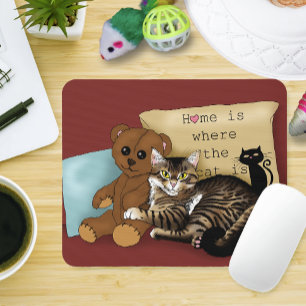 Tapis De Souris Tabby Accueil Chat Bourgogne