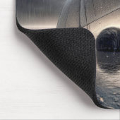 Tapis De Souris Tabby Cat Sous Parapluie (Coin)