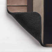 Tapis De Souris Tabby Chat dans la porte Shed (Coin)