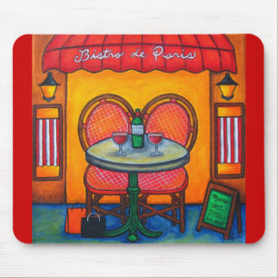 Tapis De Souris Table à deux dans Paris