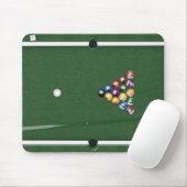 Tapis De Souris Table de billard avec balles (Avec souris)