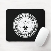 Tapis De Souris Table de ping-pong vieux papillon design pour ping (Avec souris)
