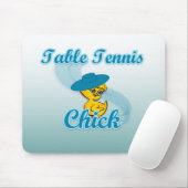 Tapis De Souris Table Tennis Chat #3 (Avec souris)