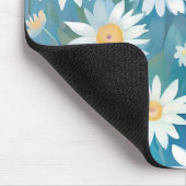Tapis De Souris Tableau avec fleurs blanches (Coin)