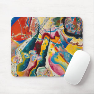 Tapis De Souris Tableau avec Red Spot, 1914 par Wassily Kandinsky