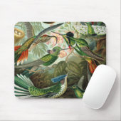 Tapis De Souris tableau classique de la faune des oiseaux colibris (Avec souris)