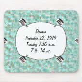 Tapis De Souris Tableau de bord M. Jaune et vert (Devant)