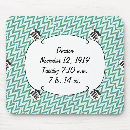 Tapis De Souris Tableau de bord M. Jaune et vert (Devant)