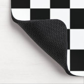 Tapis De Souris Tableau de bord noir et blanc (Coin)