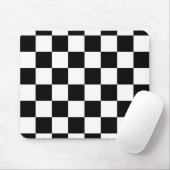 Tapis De Souris Tableau de bord noir et blanc (Avec souris)
