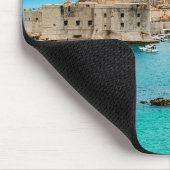 Tapis De Souris Tableau de la plage de Dubrovnik (Coin)
