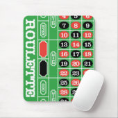 Tapis De Souris Tableau de roulette - jeu de casino à gagner (Avec souris)