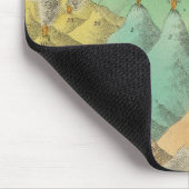 Tapis De Souris Tableau des hauteurs comparatives (Coin)