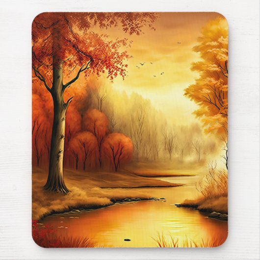 Tapis De Souris Tableau Paysage Automne-87546 (Devant)