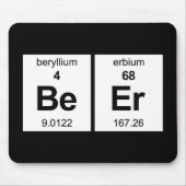 Tapis De Souris Tableau périodique BeEr (Devant)