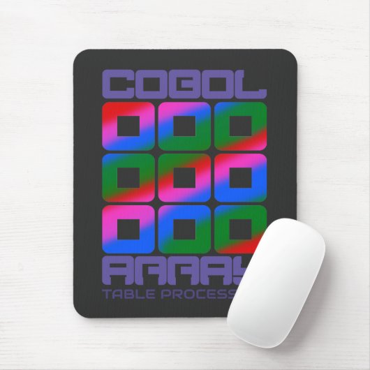 Tapis De Souris Tableaux de programmation Cobol (Avec souris)