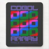 Tapis De Souris Tableaux de programmation Cobol (Devant)