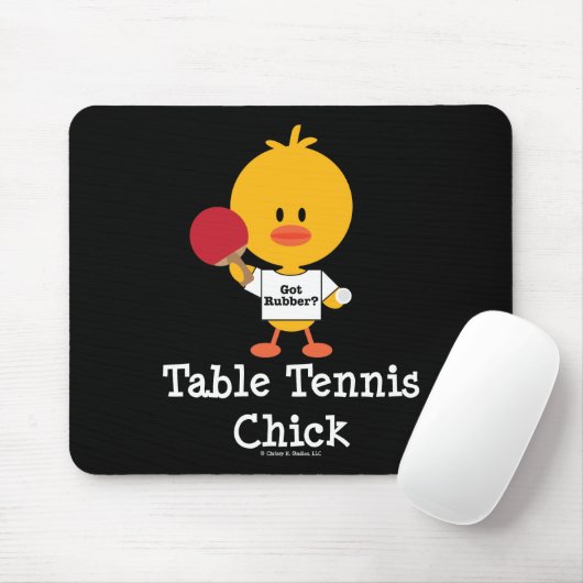 Tapis De Souris TableTennisChick (Avec souris)