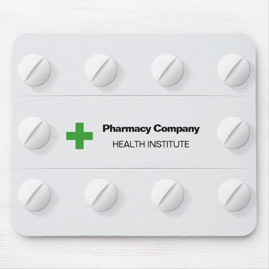Tapis De Souris Tablets Pills Box Professional Medical Cross (Devant)
