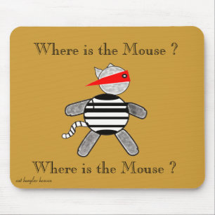 Tapis De Souris Tablette de souris pour cambrioleur de chat