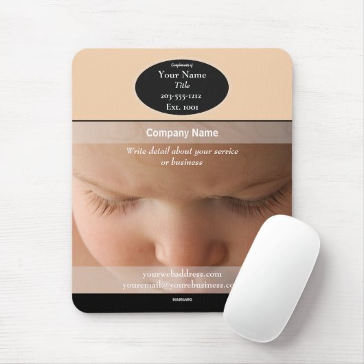 Tapis De Souris Tablette de souris promotionnelle pour bébé - HAMb (Avec souris)