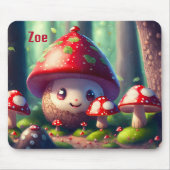 Tapis De Souris Tabourets tabourets en forêt, bonne chance (Devant)