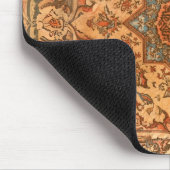 Tapis De Souris Tabriz Perse Style Rug Tons Chauds (Coin)