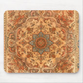 Tapis De Souris Tabriz Perse Style Rug Tons Chauds (Devant)