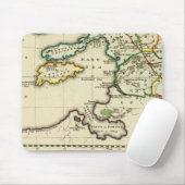 Tapis De Souris Tabularum géographiquement, spécimen World Map (Avec souris)